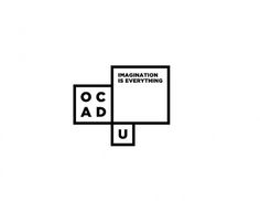 OCAD University | Identity Designed #logo #square #university