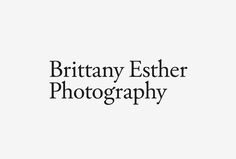 Brittany Esther Photography by Fivethousand Fingers #logotype #logo #typography