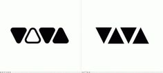 Viva gets Sharper - Brand New #beforeafter #logo #viva