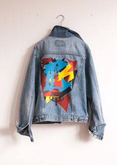 6 color screenprinted denim jacket inspired by Notorious B.I.G.'s Juicy
