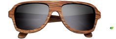 Shwood | Wood Sunglasses | Ashland | Zebrawood #glasses #zebrawood #sunglasses #wood #brown #shwood #ashland