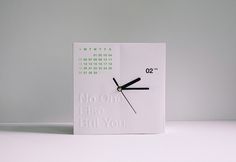 Graphic-ExchanGE - a selection of graphic projects #clock #calendar #design #graphic