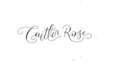 caitlin rose logo type #logo #letter #type #hand