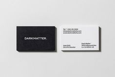Dark Matter by Mash Creative #print #design #graphic #stationary