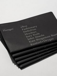 Bracket Vol. 02: Hunger #print #magazine