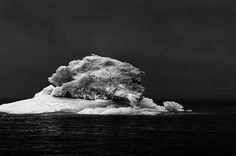 CJWHO ™ (White Ice on Black by Jan Erik Waider A...) #ocean #white #greenland #black #landscape #glacier #photography #and