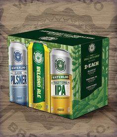 Waterloo Cans #packaging #beer #can #label