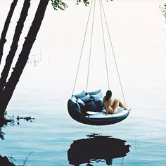 6 Questions to Ask Yourself to Make You a Happier Person #seat #water #vacation #swing #chill