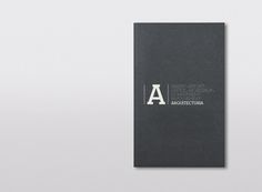 Arquitecturia #book #cover #identity #logo #layout #txellgracia