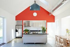 Interior Inspiration: 12 Kitchens with Color Photo #interior #kitchen #design #decoration