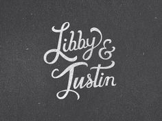 Wedding Lettering #wedding #invite #lettering #script #marriage #black #typograpphy #drawn #hand