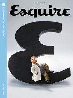 Binky the doormat - Esquire's new cover star: Morph (Creative Review). #morph #esquire #magazine