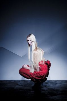 GILLES ET DADA /// TRUTH on the Behance Network #fashion #photography #red #girl