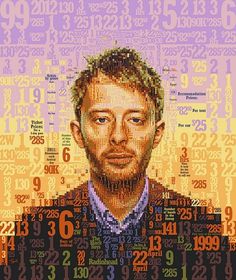 Thom Yorke & Coachella by the numbers for OC Weekly | Flickr - Photo Sharing! #radiohead #coachella #design #graphic #illustration #music #typography