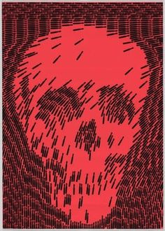 MoMA | The Collection | Shigeo Fukuda. No More. 1968 #silkscreen #more #shigeo #japanese #fukuda #poster #skull #no