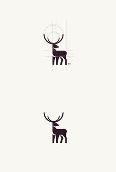 Geometric Animal Logos #inspiration #deer #design #geometric #logo