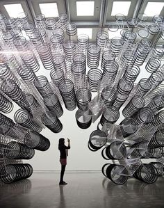Ai Weiwei Piles 1,200 Bikes On Top Of Each Other, For Dazzling Effect | Co.Design #bikes #weiwei #sculpture #art #ai