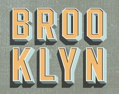 Creative Type Brooklyn 41 Reasons And Fold Image Ideas Inspiration On Designspiration