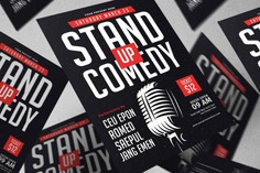 Stand Up Comedy Flyer