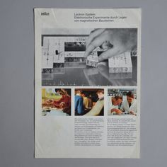 Braun Lectron System brochure 1969 via www.dasprogramm.org