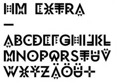 HelloMe — Exzem #font #typeface