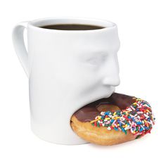 tumblr_m8616cmZdt1r0i205o1_500 #face #mug #donut