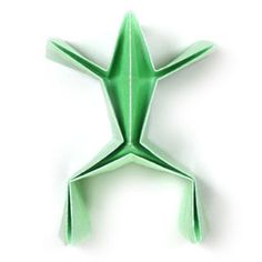 How to make a simple origami frog (http://www.origami-make.org/howto-origami-frog.php)