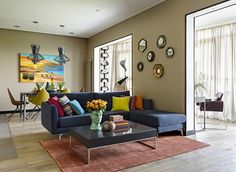 Colorful Geometry Ndebele – Apartment with Decor Inspired by Primitive Art of the South African Tribe
