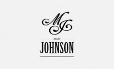 Marc Johnson identity concepts / 2011 on the Behance Network #monogram #logo #identity