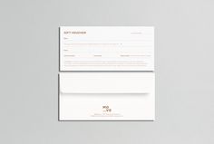 MOVE Yoga by Thomas Williams & Co. #business card #graphic design
