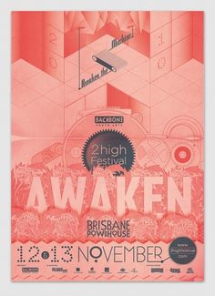 2high Festival 2010 on the Behance Network #design #graphic #poster