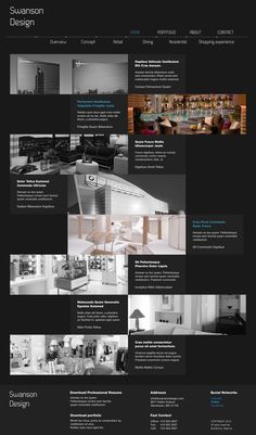 Swanson Design by Erdis Driza #interactive #uxui #design #interface #website #digital #experience