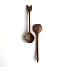 THE BROWN WORKSHOP #spoon #wood #arrow