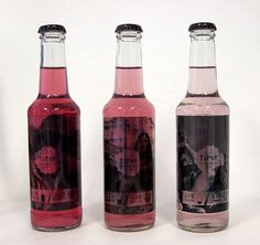 Tipsy on the Behance Network #branding #packaging #pink #alcohol #corporate #identity #raspberry