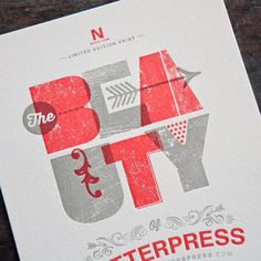 The Beauty of Letterpress