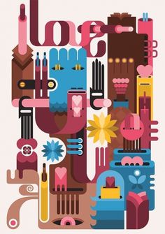 I love / I hate - Fernando Volken Togni #togni #volken #design #book #illustration #fernando