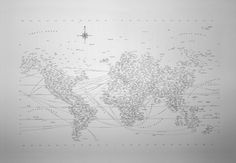Design Ahoy #minimalism #typographic #map