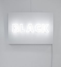 black neon