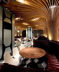 New Trendy Restaurant & Bar by CAA - #bar, #restaurant, #restaurantdesign, architecture