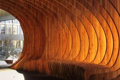CJWHO ™ (Rest Hole in the University of Seoul, South Korea...) #design #seoul #wood #architecture #art