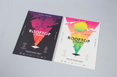 Rooftop Cinema SouthSouthWest #print #poster