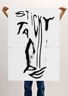Tumblr #print #experimental #poster #typography