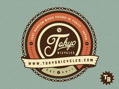 Tokyobicycles_logo #design #graphic #bicycles #tokyo #vintage #logo #typography