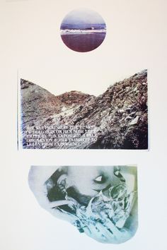 dead skiin - meganprycedesigns.com #silkscreen #print #screenprint #landscape #screen #photography #vintage #collage