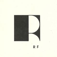 R F | Typographic monogram