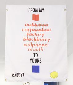 contemporaryartdaily:"Today I Made Nothing" at Elizabeth Dee #geometry #poster #typography