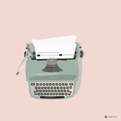 Strong fingers make for strong mindsCabbage Creative6" x 6" limited edition printAvailable here #strong #creative #vector #fingers #cababge #minds #yesteryear #typewriter
