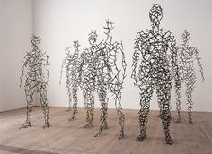 Human Body Sculptures by Antony Gormley
