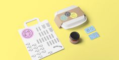 bicnic by toormix branding colorful playful beautiful minal stationery corporate design mindsparkle mag business card logo logotype packagin