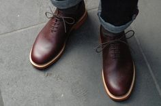 Look of the Day: Mark McNairy Wholecut Derby: The GQ Eye: GQ #shoes #derby #wholecut #autumn #fashion
